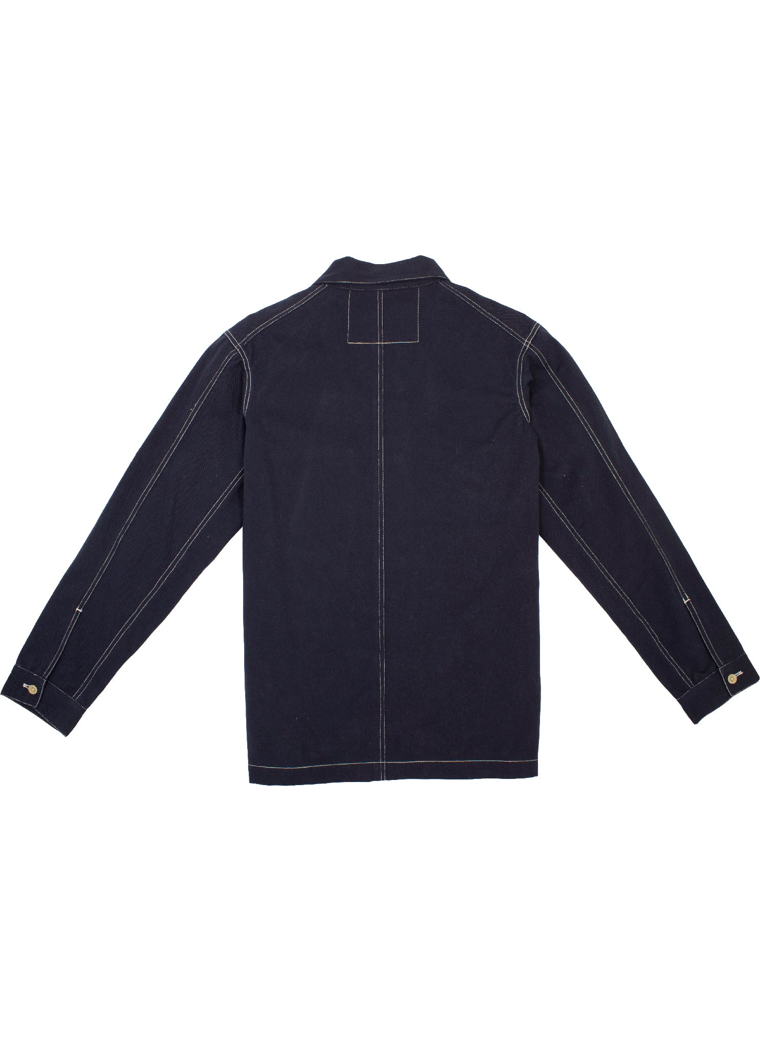 Albert Cotton French Workwear Jacket in Navy