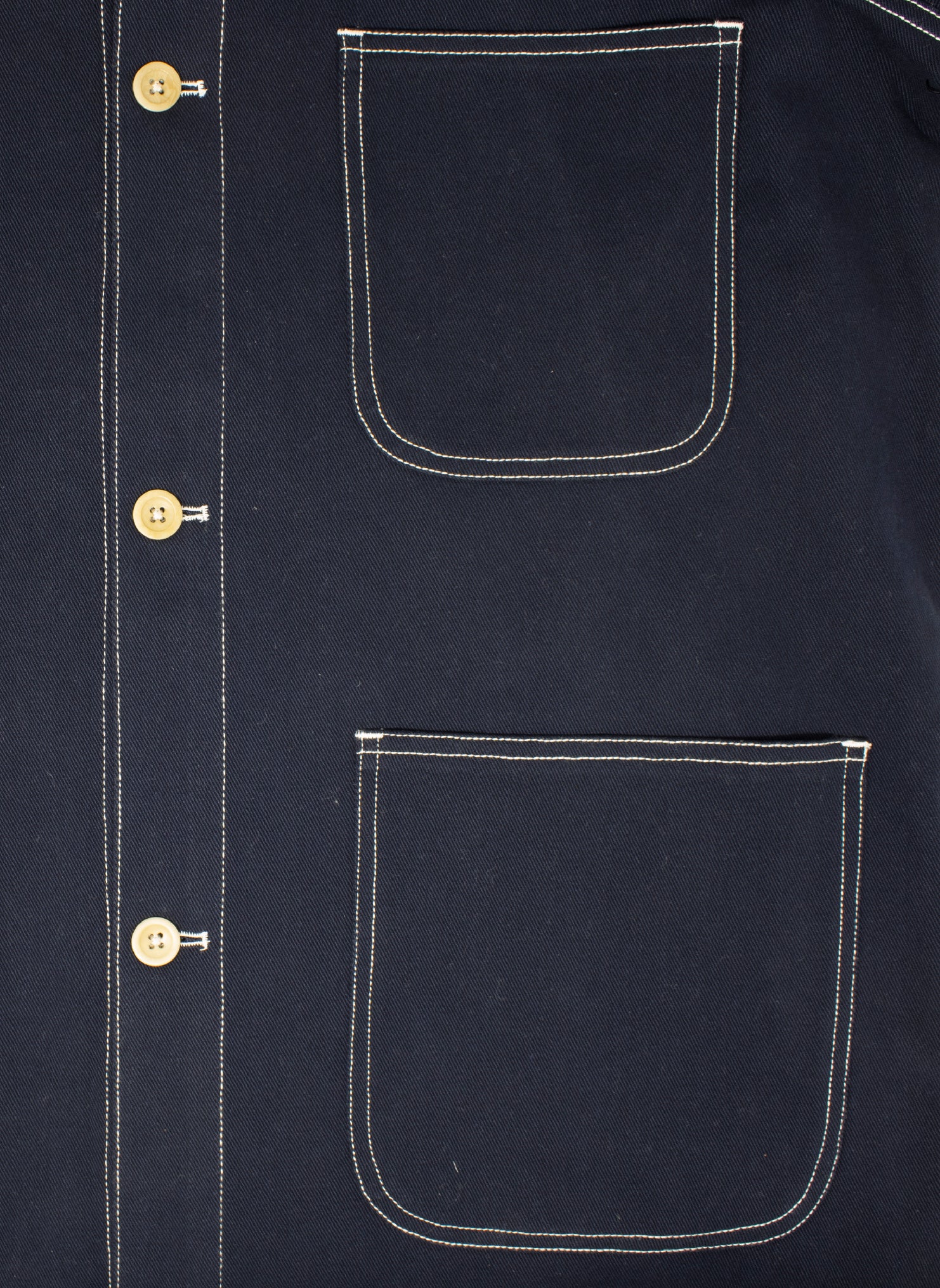 Albert Cotton French Workwear Jacket in Navy