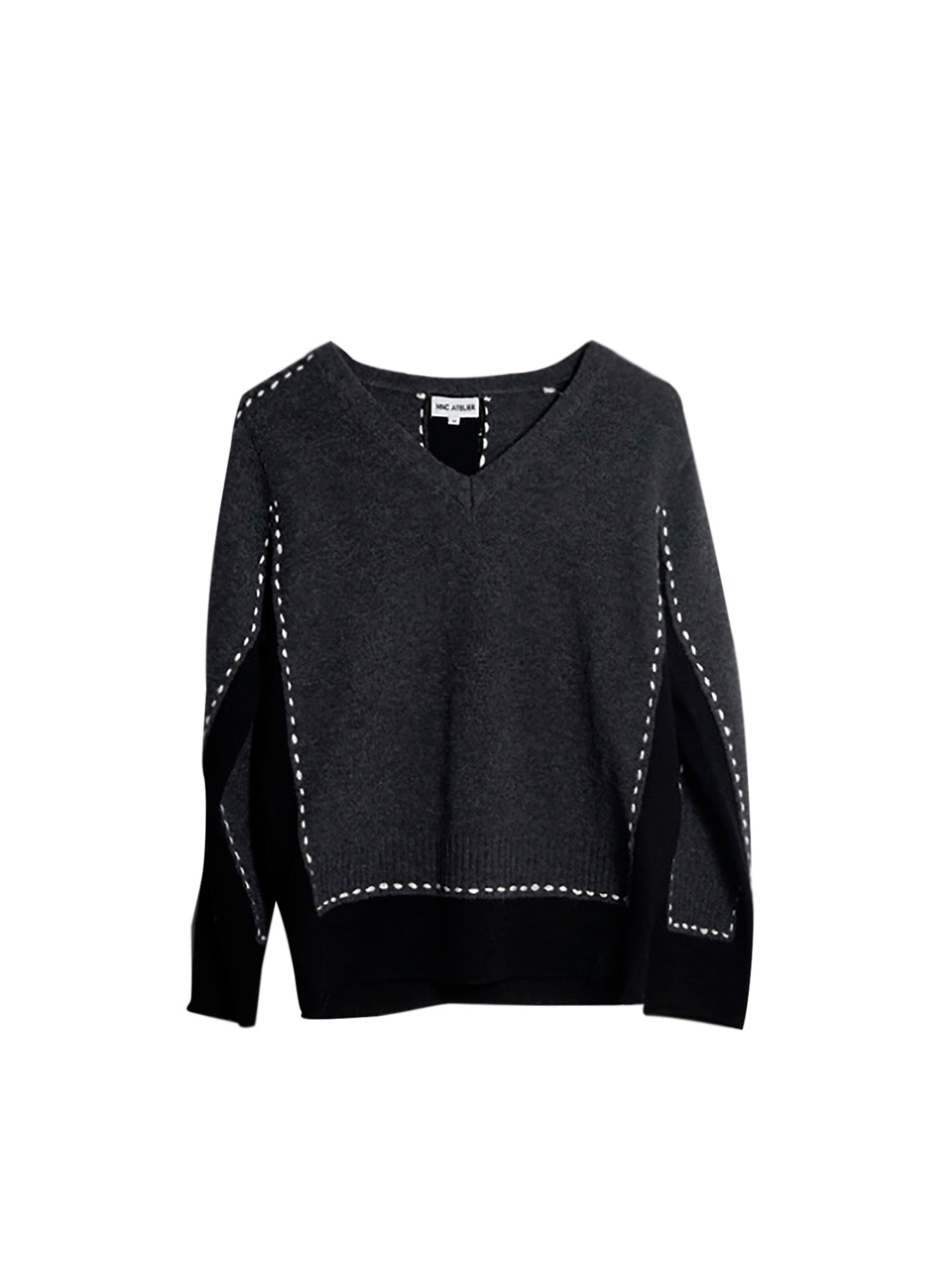 Black Stitch Sweater