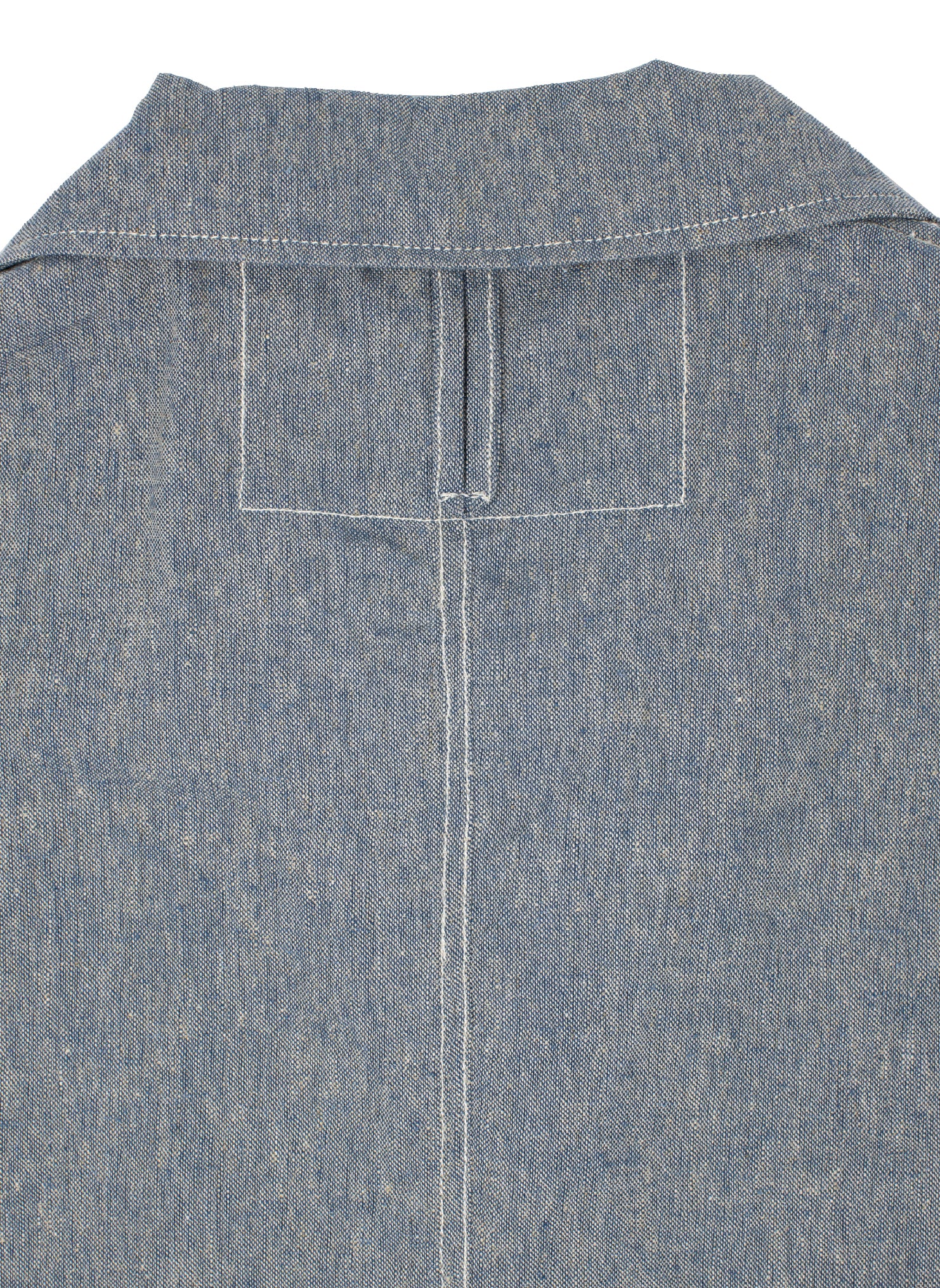 Benjamin Linen Relaxed Jacket in Chambray