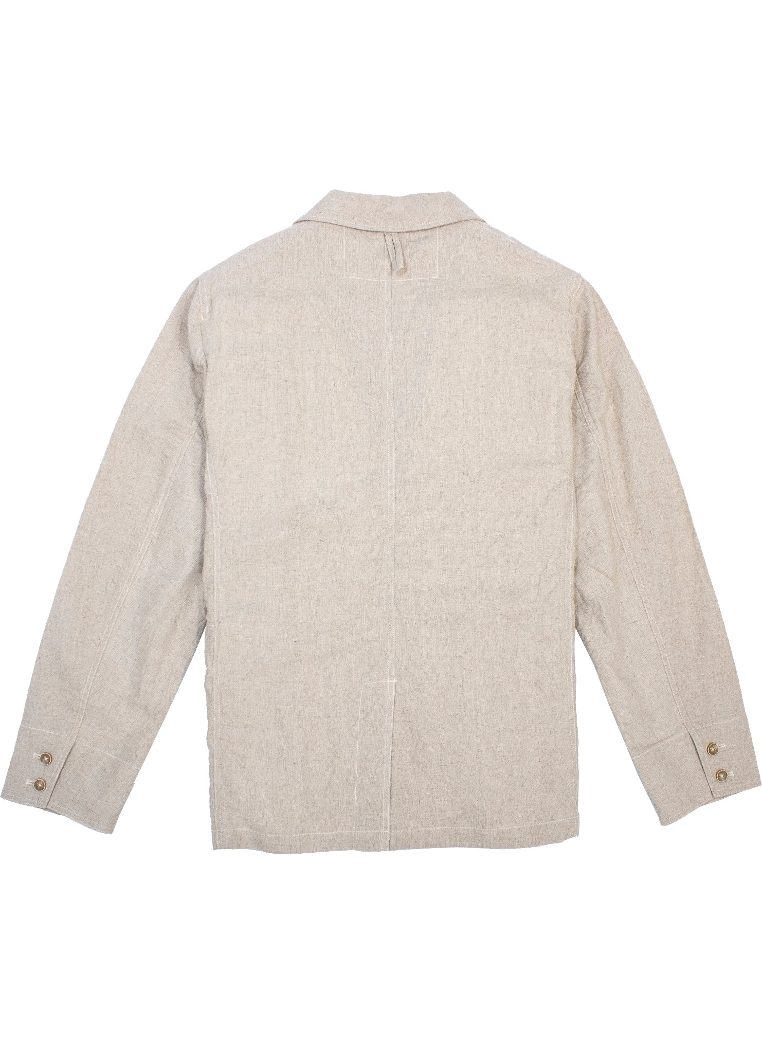 Benjamin Linen Relaxed Jacket in Stone