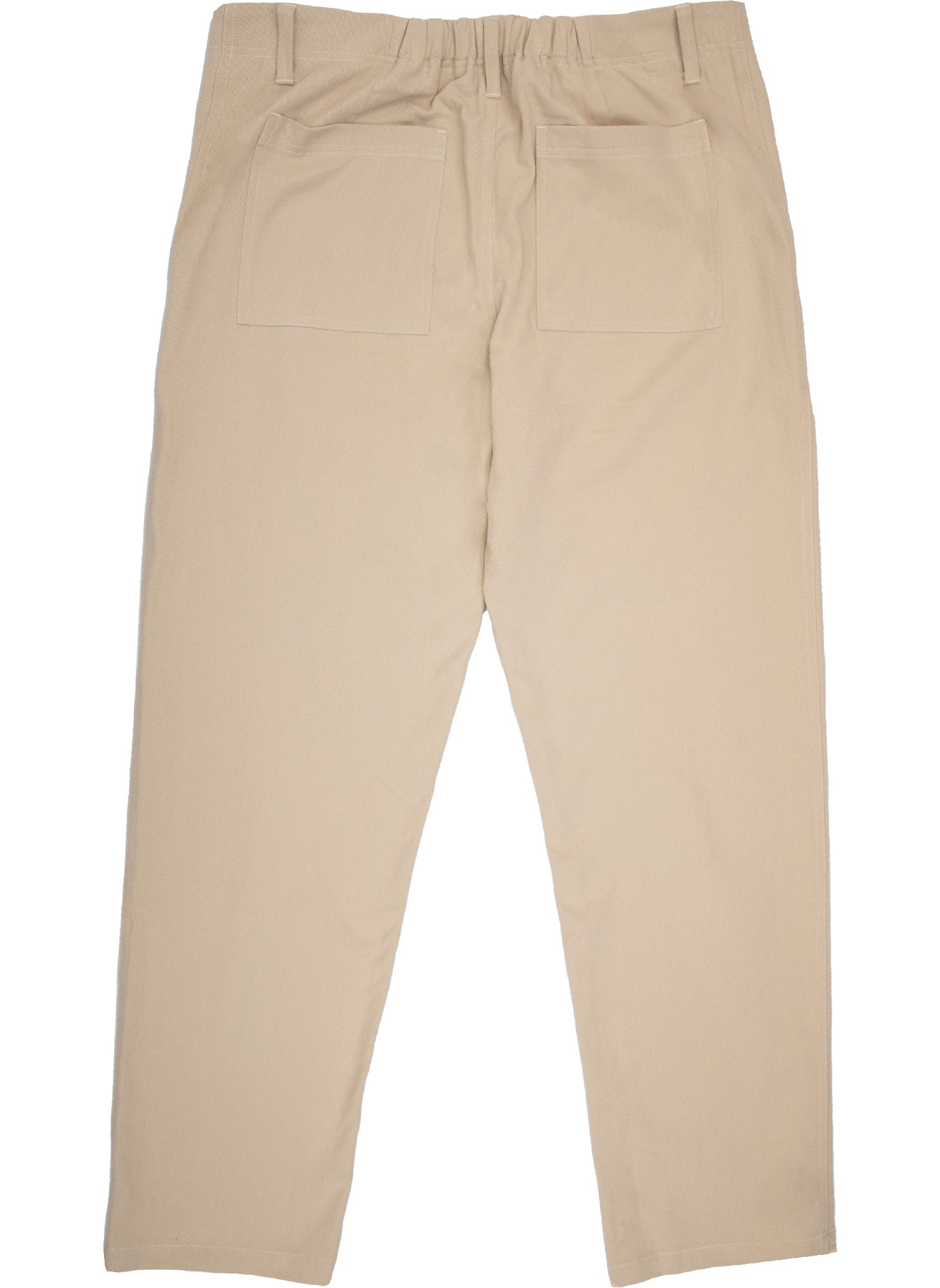 Clarence French Cotton Workwear Trouser in Sand