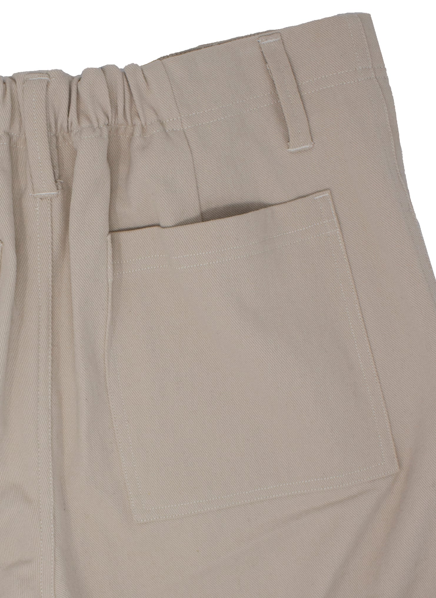 Clarence French Cotton Workwear Trouser in Sand