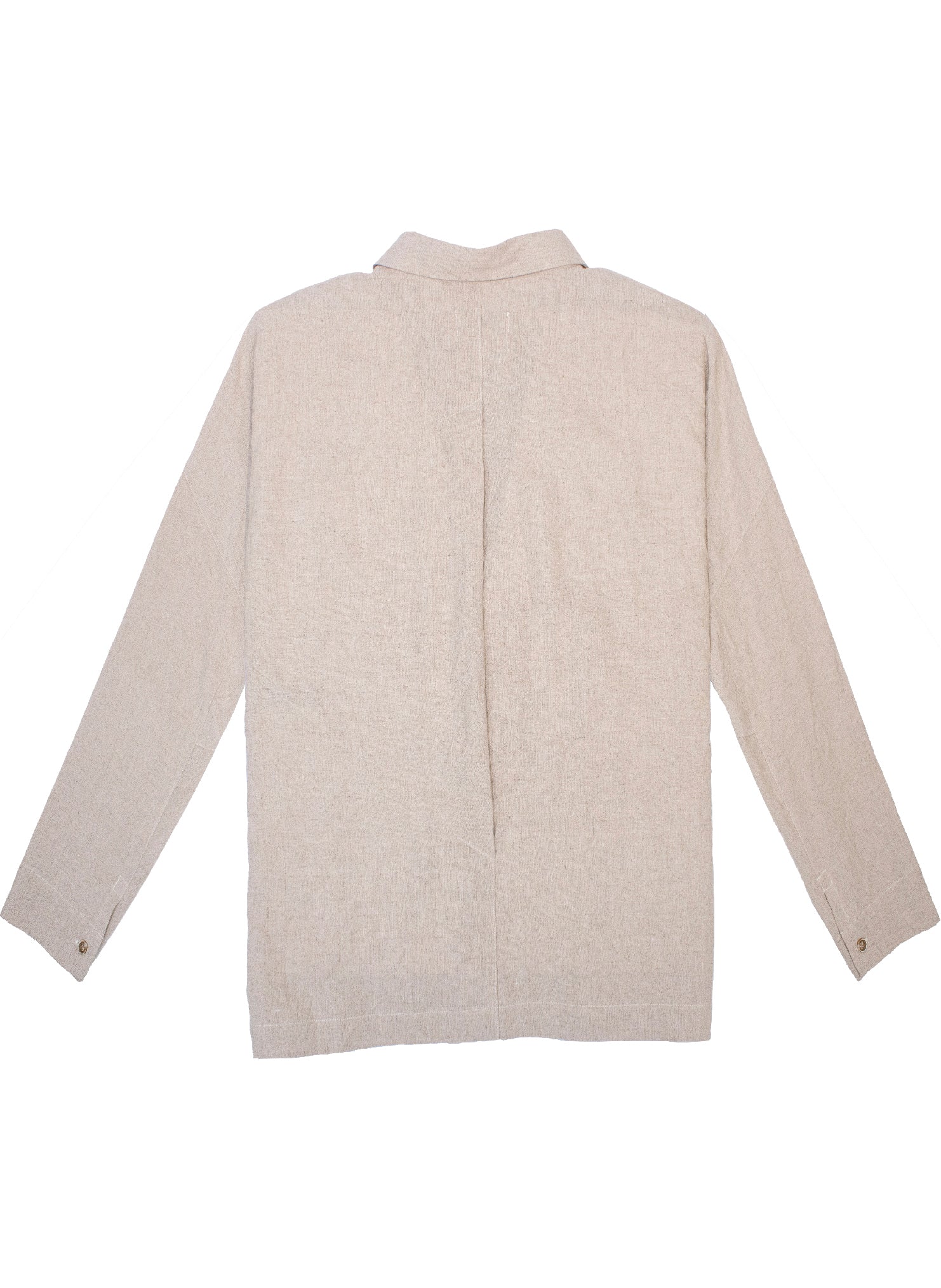 Jesse Linen Relaxed Shirt in Stone