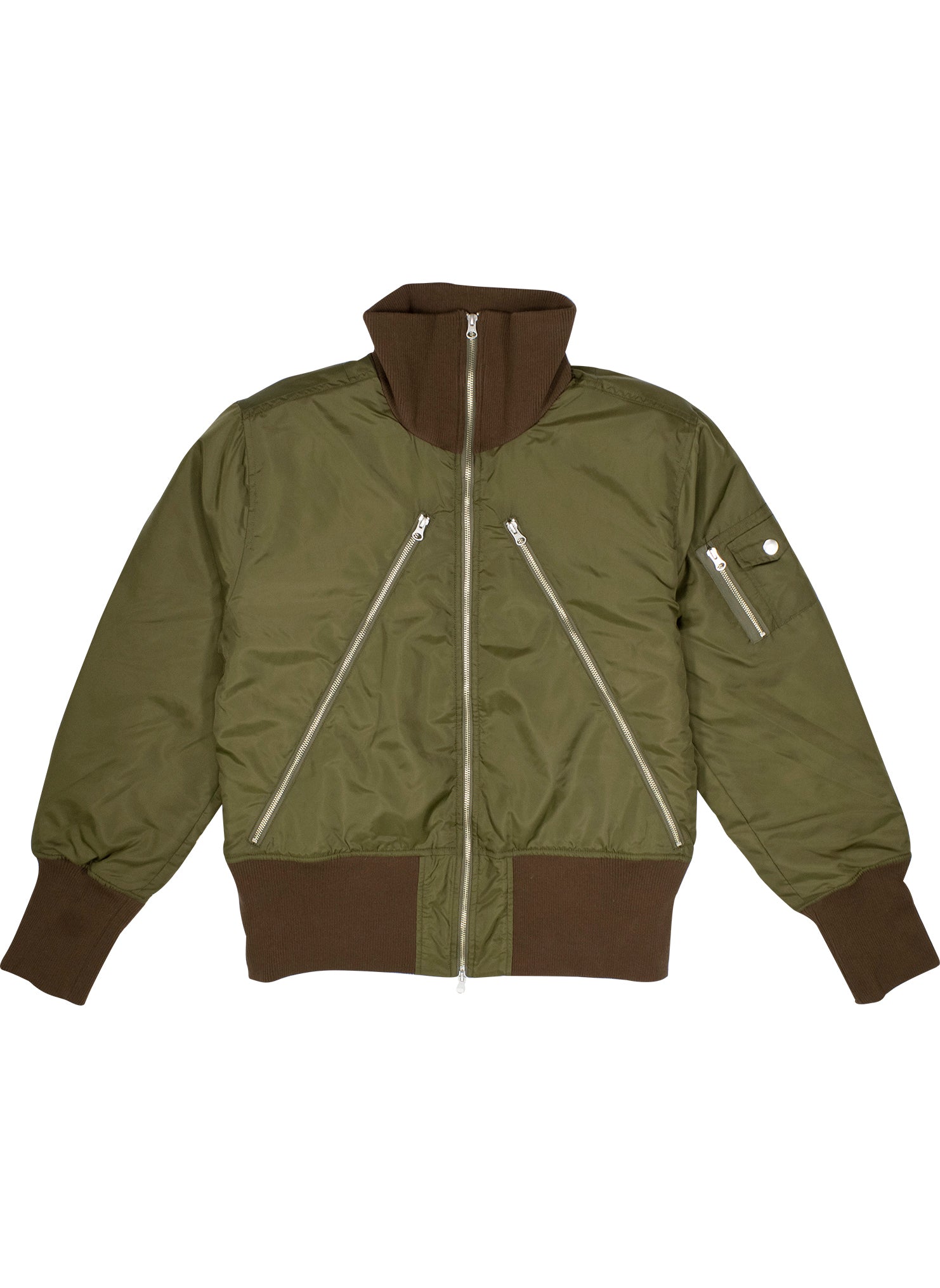 Flight Jacket in Olive