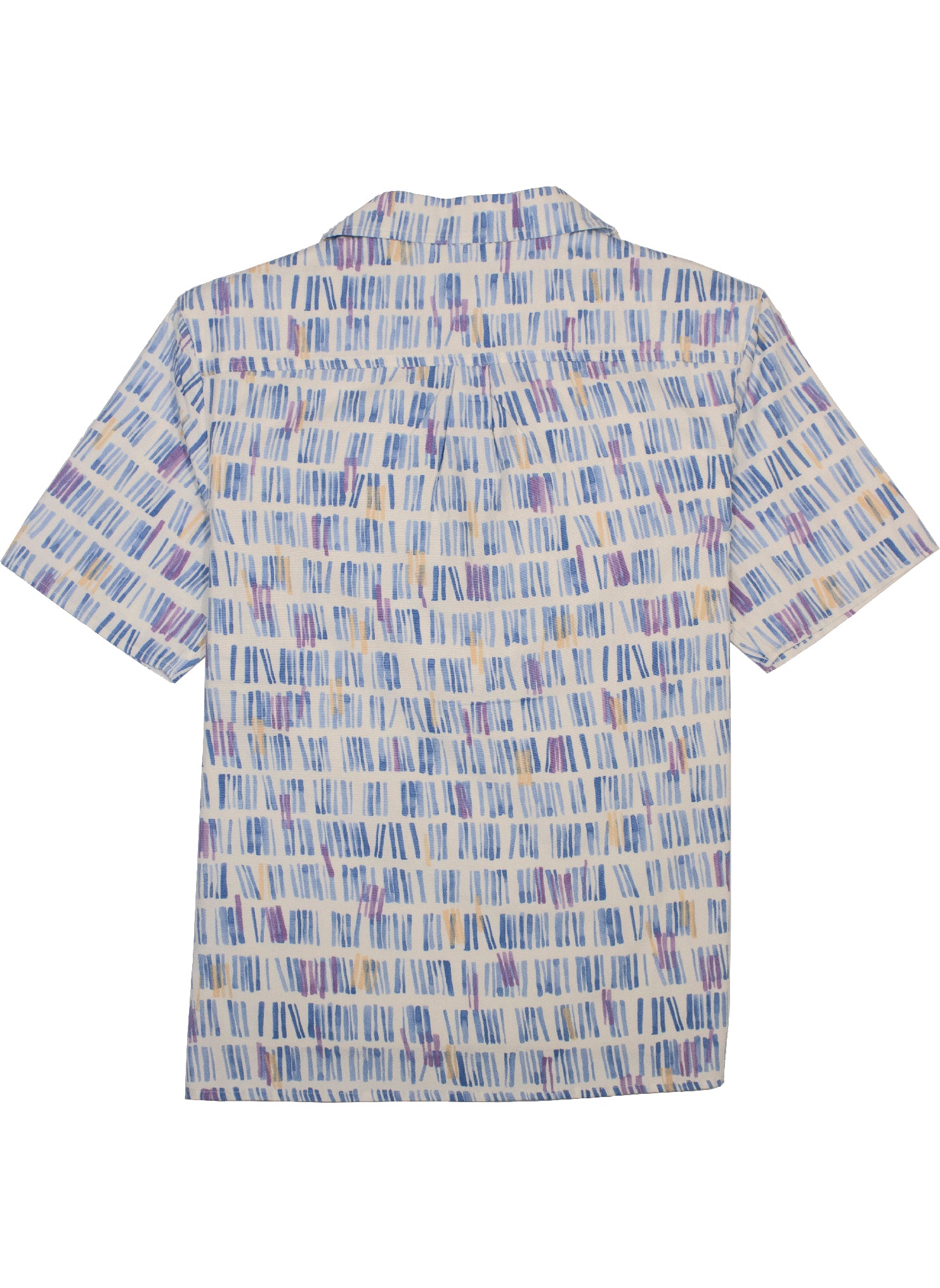 Randolph Short Sleeved Shirt in Blue Fencing