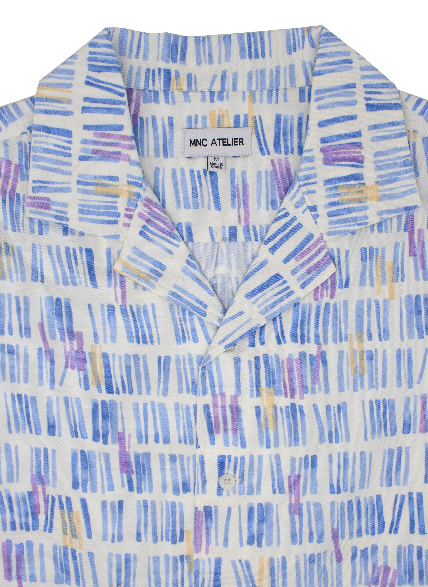 Randolph Short Sleeved Shirt in Blue Fencing