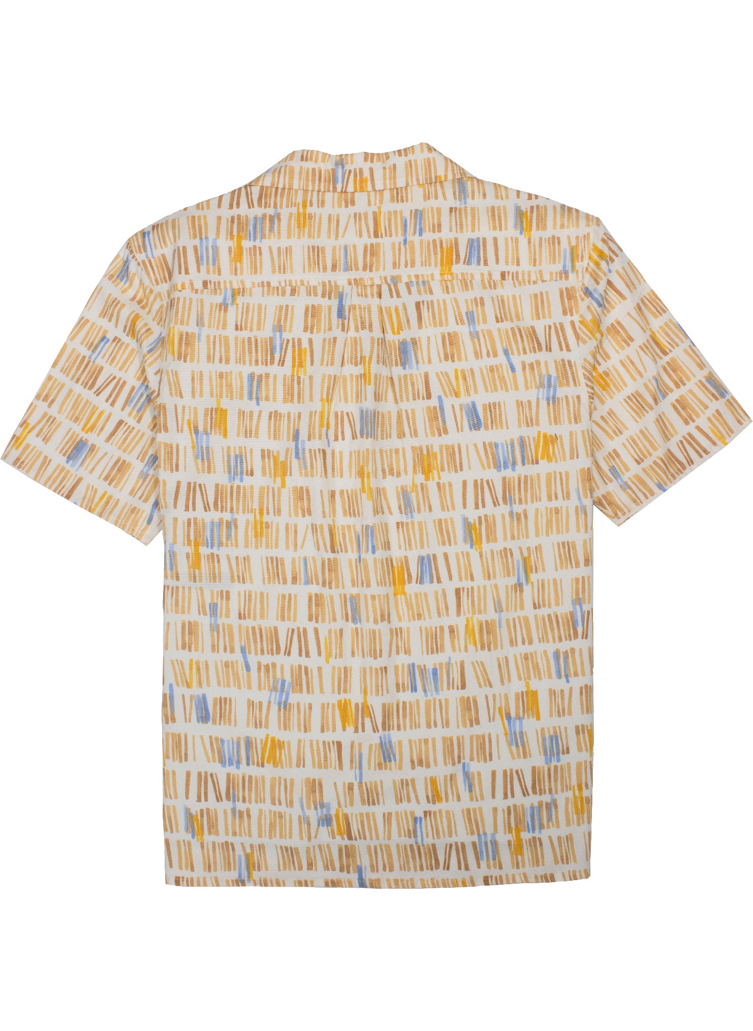 Randolph Short Sleeved Shirt in Orange Fencing