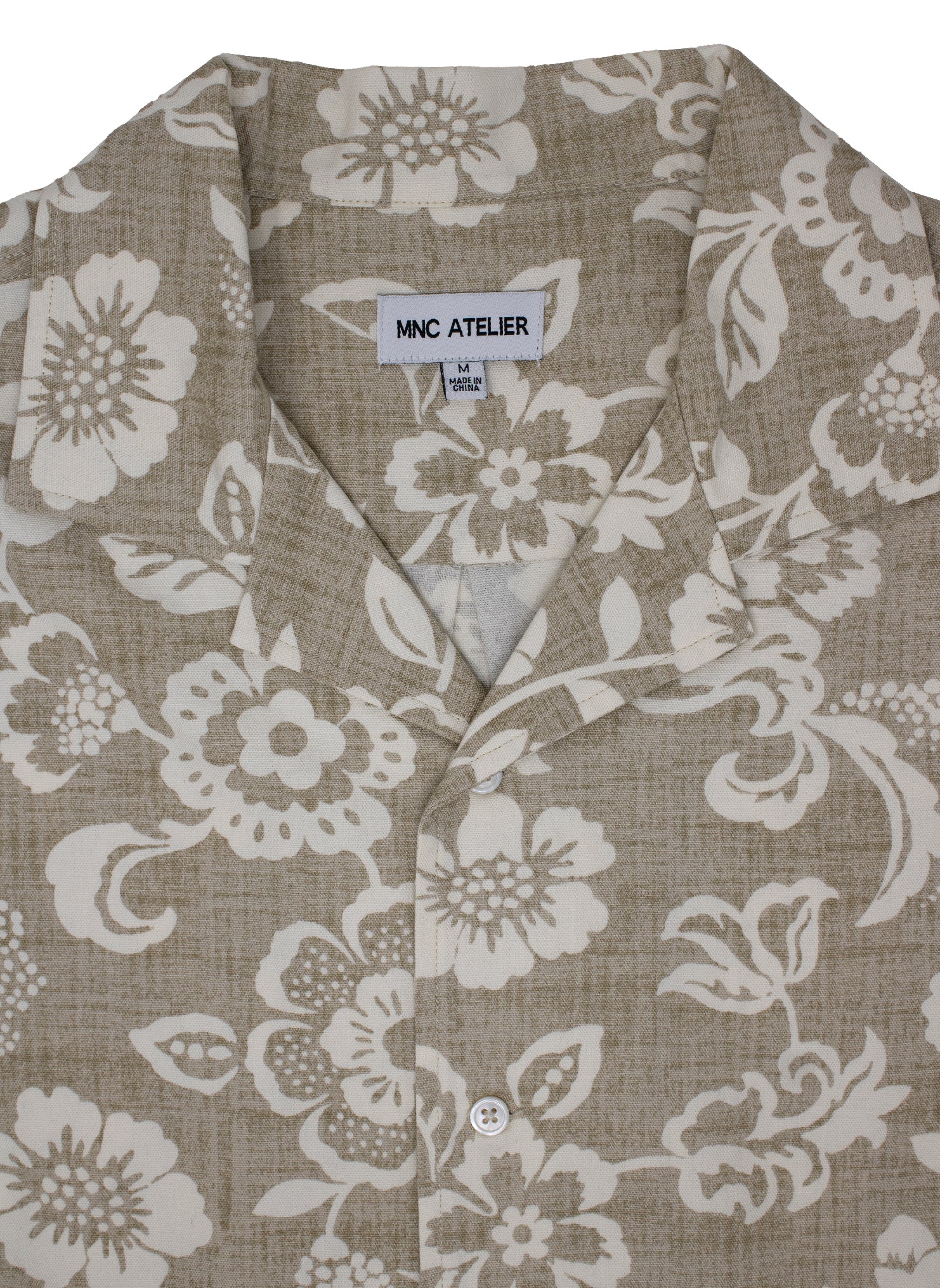 Randolph Short Sleeved Shirt in Sand Floral