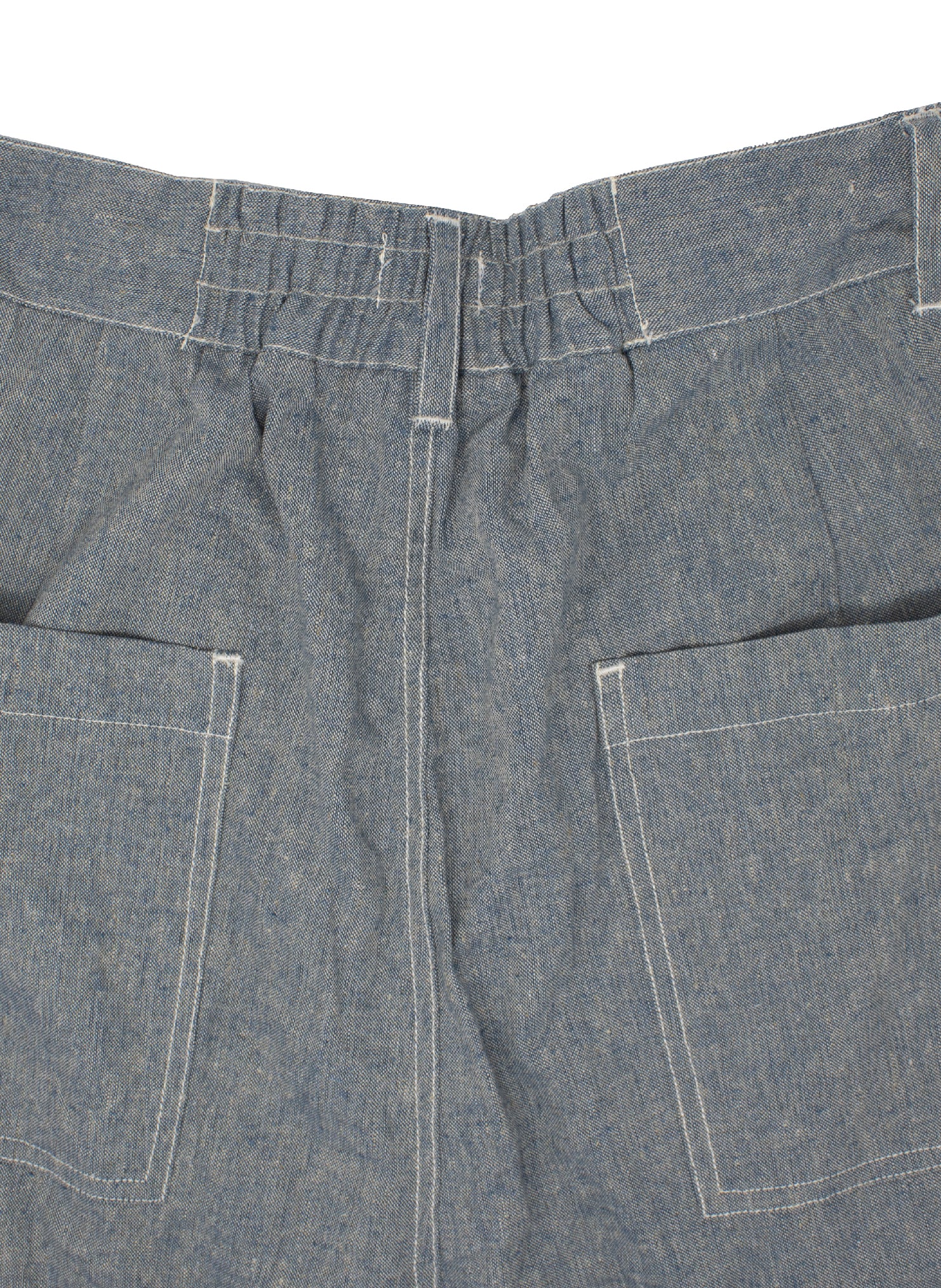 Samuel Linen French Workwear Trouser in Chambray